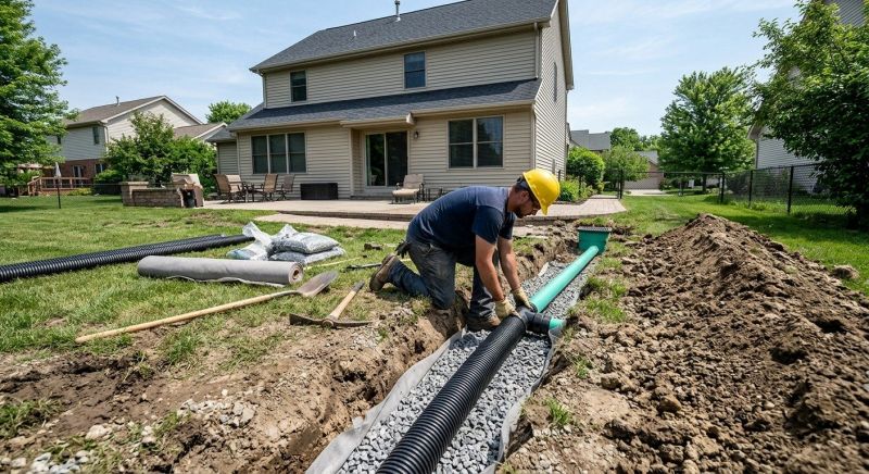 Patio Drain Installation in Birmingham, AL