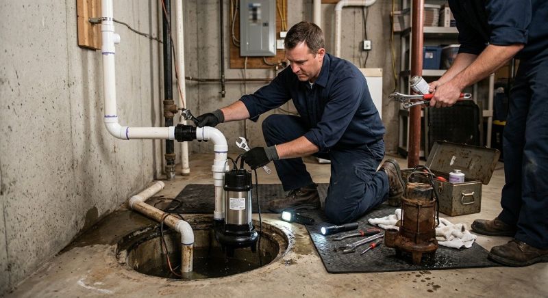 Sump Pump Relocation in Birmingham, AL